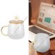 thumbnail image 5 of Taza resistente al calor elegante taza de leche de 400 ml para oficina para el hogar Amonsee Otros, 5 of 8