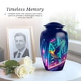 thumbnail image 6 of Sparrow Funeral Urn For Human Ashes Adult Female, 1 Large & 4 Keepsake Small Cremation Urns For Human Ashes, Blue Urns For Adult Man And Women, Pink Mini Urn For Mother And Father, 10&3 Inch, 6 of 7
