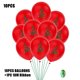 thumbnail image 3 of 10 piezas 15 piezas de globos navideños de látex, Papá Noel, alce, árbol de Navidad, globos para fiesta de Navidad, decoración navideña para el hogar, 3 of 5