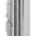 thumbnail image 3 of Mainstays Heathered Embroidered Sheer Curtain Panel Pair, Set of 2, Gray, 37"W x 84"L, 3 of 10
