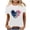 White-19, variant on Cavosen Womens Shirts Crewneck Short Sleeve Crew Neck Casual Patriotic Tee 250 Years Red White and Blue Graphic Shirt Summer Loose Tops