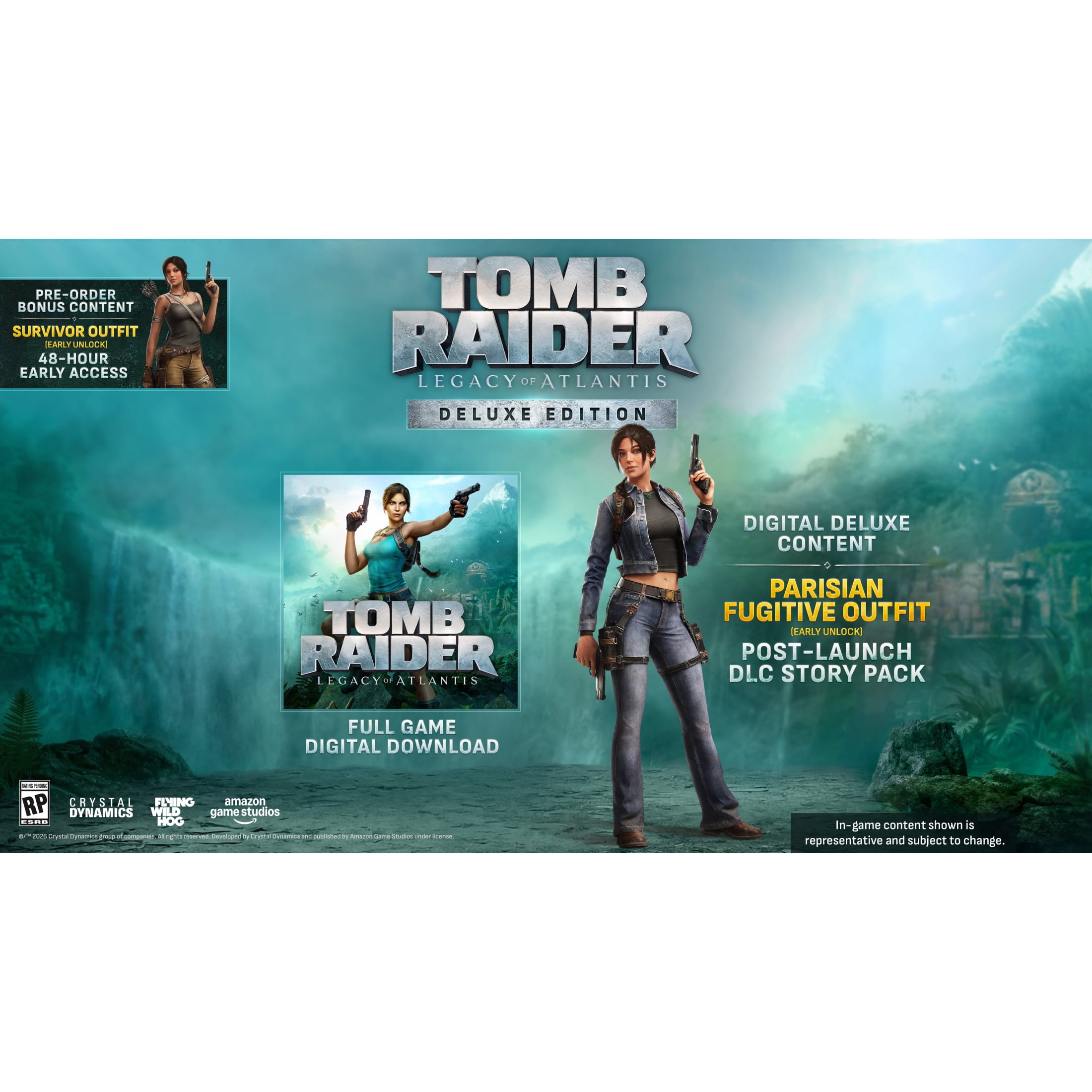 Tomb Raider: Legacy of Atlantis Deluxe Edition - Nintendo Switch 2 Game