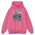 thumbnail image 4 of Sudadera con capucha para hombre, estilo retro, desgastada, con diseño de jugador de baloncesto Mile High, de algodón 100 % y cálida, de gran tamaño, estilo hip hop, 4 of 5