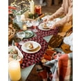 thumbnail image 3 of Winter Snowflakes Placemats Set of 6 Christmas Snowing Red Black Plaid Modern Heat Insulation Washable Place Mats, Rustic Non-Slip Table Mats for Dining Table Party Kitchen Decor,13x19 Inch, 3 of 4