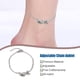 thumbnail image 5 of Sonducket Anklets Stylish Silver Alloy Leaf Foot Trendy Chains Gifts Valentines Day Jewelry Bracelets Universal for Women Teen Girls Plata 5piezas, 5 of 6
