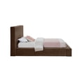 thumbnail image 6 of Meridian Furniture Dorian Brown Velvet Twin Bed, 6 of 7
