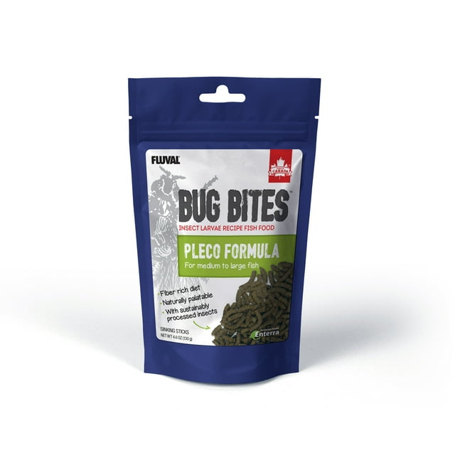 Fluval Bug Bites Bottom Feeder Fish Food, Sticks for Medium to Large Sized Fish, 4.59 oz., A6587