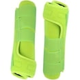 thumbnail image 4 of Huggegwe 4 Pcs Bottes de Cheval Protecteurs de Jambes Réglables Confortables en Néoprène Réutilisables Respirants Ensemble d'Équipement, Vert Clair, P UA824-10995, 4 of 7