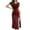 Wine, variant on Sakmal Soft Mumu Nightgownss for Women Sleeveless Love Babydoll Valentines Night dress Heart Print Short Ladies Nightgown L