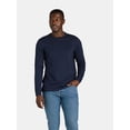 thumbnail image 4 of George Men's and Big Men's Cotton Crewneck Tee with Long Sleeves, 3-Pack, Sizes XS-3XL, 4 of 7