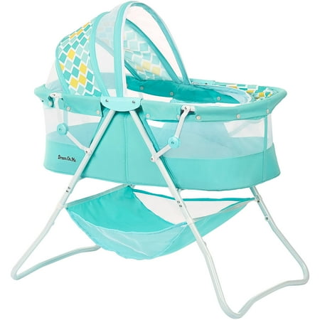 Dream On Me Karley Bassinet, Aqua (Best Bassinet For Preemies)