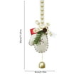 thumbnail image 3 of JeashCHAT Christmas Glove Bell Ornaments, Mini Mitten Bell Pendant with Bow Hanging Rope, Christmas Tree Decorations, Holiday Party Supplies, 3 of 6