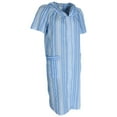 thumbnail image 2 of Elegant Emily  Snap Front Striped Duster Gown (Women), 2 of 5