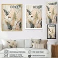 thumbnail image 4 of Designart "Graceful Serenity Amongst The Golden Ferns IX" Ferns Floater Framed Wall Art Living Room, 4 of 5