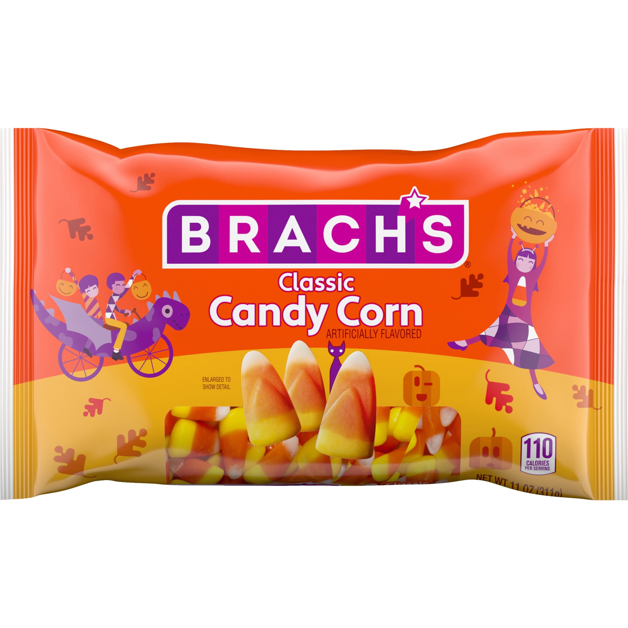 (2 pack) Brach's Classic Candy Corn, Halloween Candy, Classic Fall Treats, 11 Ounce Bag