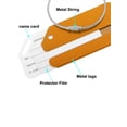 thumbnail image 5 of Unique Bargains Travel Aluminum Suitcase Luggage Tags Bag Labels, 2/7 Pack, 5 of 6
