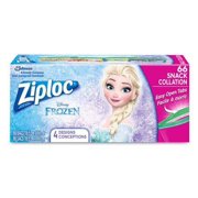 Disney Frozen Ziploc Seal Top Snack Bags 66/Box
