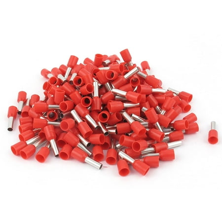 Unique Bargains 200pcs AWG12 Wire Copper Crimp Connector Insulated Ferrule Pin Cord Terminal Red price history on PriceWatchPro