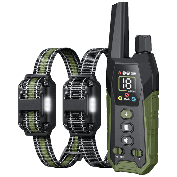 Heaflex Professional Dog Shock Collar with Remote - 3300FT Training Collar for Small Medium Large Dogs, IPX7 Waterproof Rechargeable eCollar with 3 Training Modes for No-Pull Stubborn Dogs