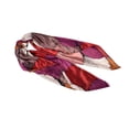 thumbnail image 4 of Holzkary Women's Head Scarf Silk Like Stain Bandana Sleeping Hair Wrap Hair Scarf for Women Satin Head Wraps Bandana Neck Scarf Women Casual Scarf Flower Printed Scarf Printing Square Scarf Turban, 4 of 4