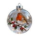thumbnail image 2 of Herunwer Winter Birds Christmas Glass Bauble Collection, Nature’s Birds Crystal Glass Ornament, Cute Hummingbird Christmas Tree Ornaments, 2 of 6