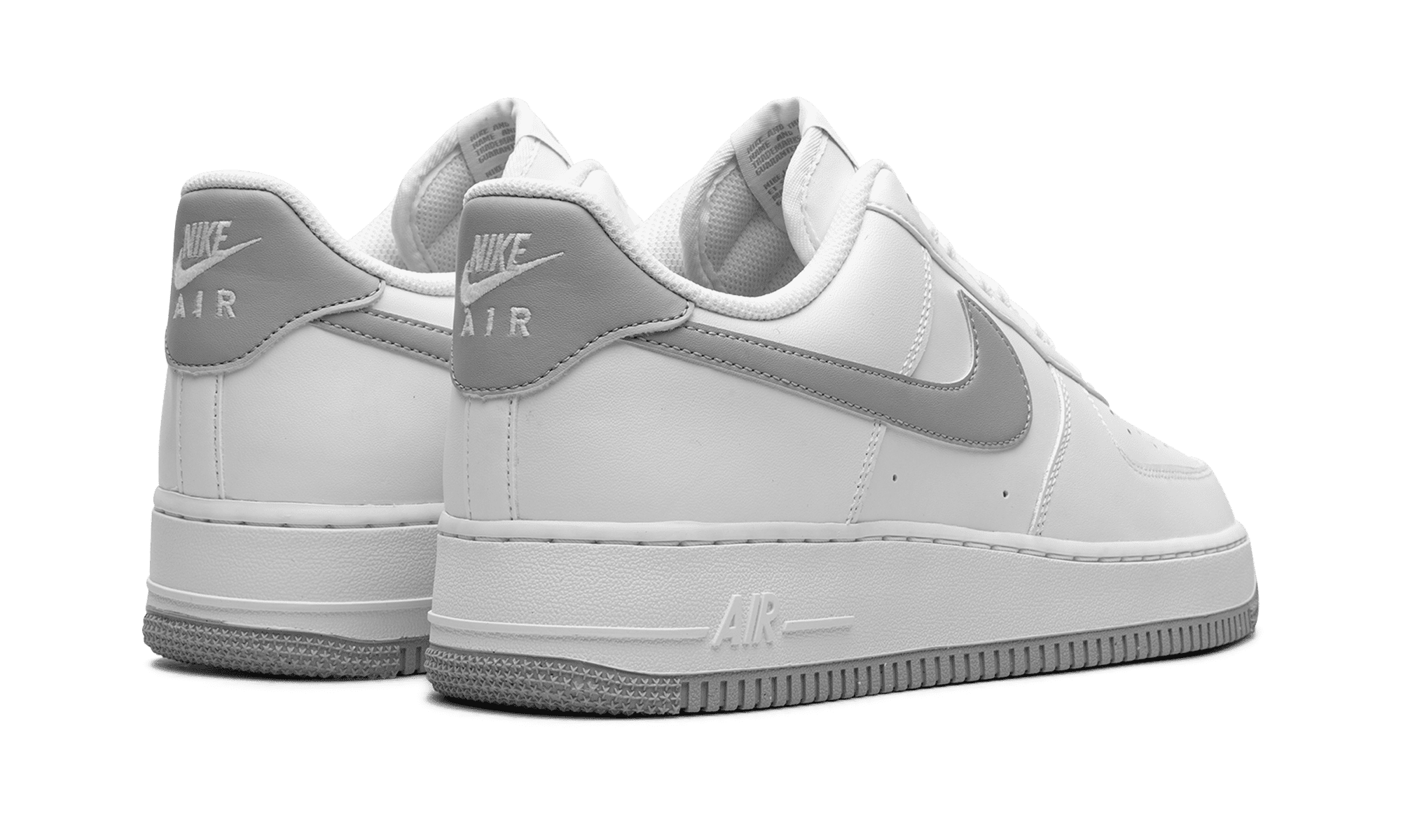 NIKE MENS Air Force 1 Low '07 "White Light Smoke Grey" FJ4146 100 from Stadium Goods