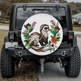 thumbnail image 2 of Lotusprinthandmade Ferret Lovers Spare Tire Cover Without Backup Camera Hole 6 Sizes (27 in.), Cute Ferret Tire Cover, ferret design tire wrap, 2 of 6