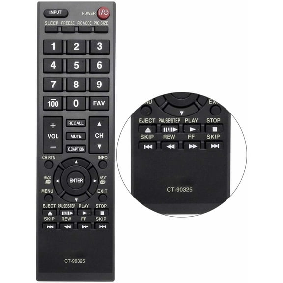 CT-90325 remote for Toshiba 32C100U1/2 32C110U 32DT1 32DT1U 32DT2U1 32E20 32E20U