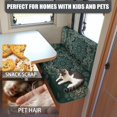 thumbnail image 2 of Pzuqiu 2 Piece Teal Mandala Rv Dinette Booth Seating Backrest Anti-Slip Rv Seat Covers Comfortable Casual Camper Cushions Cover Camper Decorations for Travel Trailer, 2 of 6