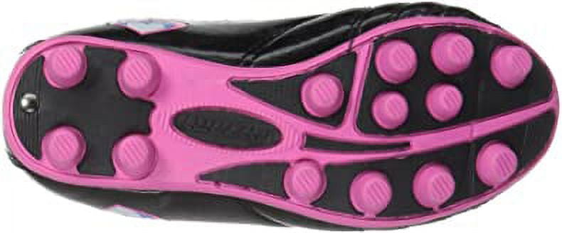 Vizari Retro Hearts FG Soccer Shoe (Toddler/Little Kid),Black/Pink/Blue 1.5
