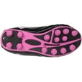 thumbnail image 4 of Vizari Shiny Retro Hearts Firm Ground Soccer Shoe for Boys and Girls - Black /Pink, 4 of 7