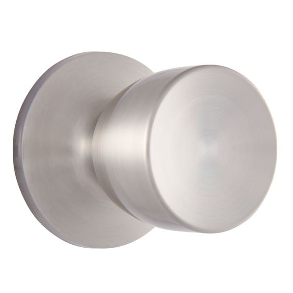 Brinks Passage Hall/Closet Classic Bell Style Doorknob, Satin Nickel Finish