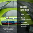 thumbnail image 6 of Coleman Skydome™ 8-Person Camping Tent with Screen Room, Rock Grey, 6 of 8