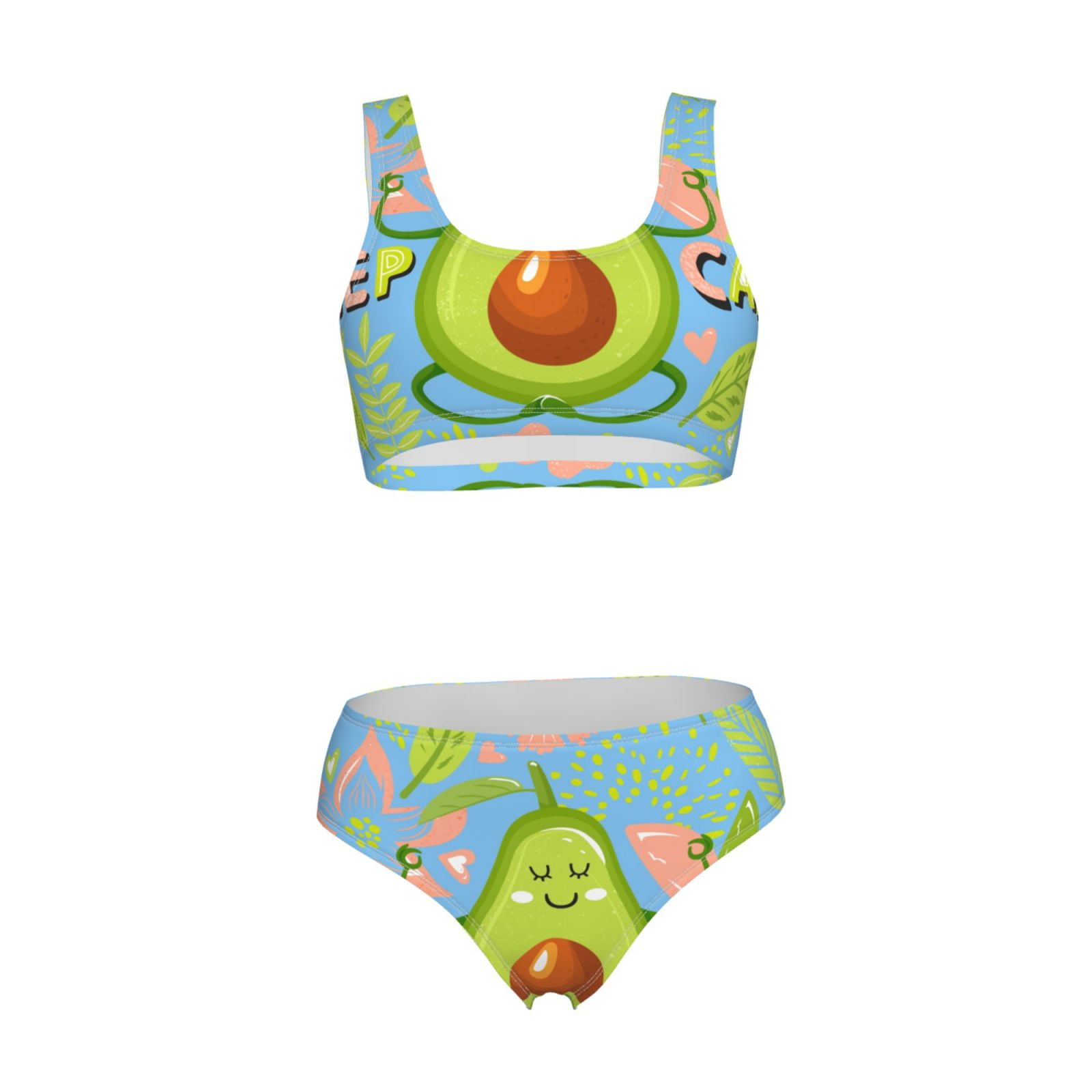 Daiia Avocado Keep Calm Women'S Bikini Swimsuit Two Piece Daiia Avocado Keep Calm Women'S Bikini Swimsuit Two Piece