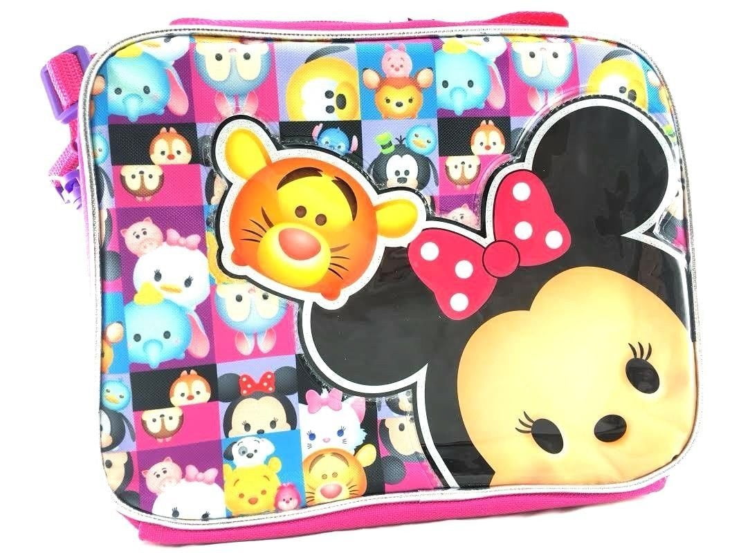 Lunch Bag Tsum Tsum Disney Minnie and Ariel Disney New 135960
