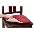 thumbnail image 2 of 4 Pack: Premium Comfort Non Slip Memory Foam Kitchen & Dining Room Seat/Chair Cushions - Red, 2 of 3