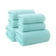 thumbnail image 3 of Pack de 6 toallas de baño | Toallas de baño de algodón suaves, gruesas y absorbentes | 2 toallas de baño 140x70cm + 4 toallas faciales 75x35cm | Secado rápido | Polivalente | Spa, Gimnasio, 3 of 7