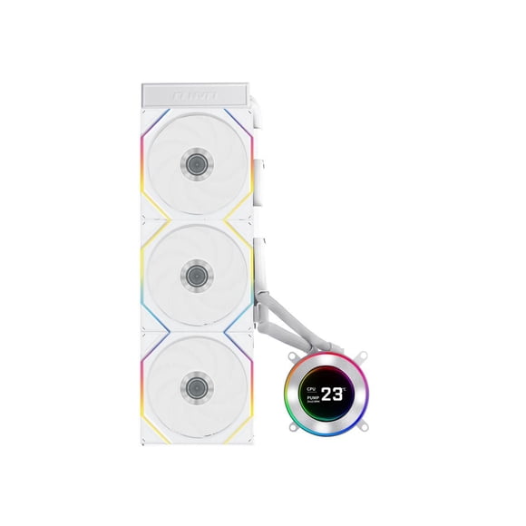 Lian Li HS2LCD36TW HYDROSHIFT II Refroidisseur Liquide CPU 360 TL RGB Blanc
