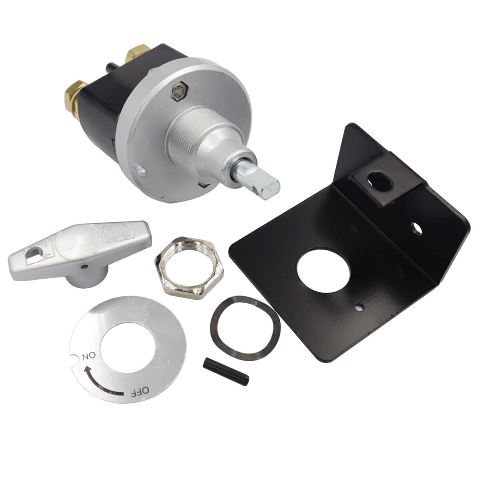 Wzmzjy Battery Disconnect Switch 12V Heavy Duty Durable with Lock Out Plate Replacement