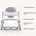 thumbnail image 3 of HARPPA Baby Walker for Babies 6-18 Months, Anti-Rollover, Seat and Height Adjustable, White, 3 of 9