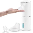 thumbnail image 3 of Soap Dispenser Automatic Wall Foam Soap Dispenser Set USB Charging with Sensor Infrared Motion Sensor for Kitchen and Bathroom (White), 3 of 5