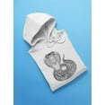 thumbnail image 3 of Ethnic Cobra Design Hoodie Women -Image by Shutterstock, Female XX-Large, 3 of 4