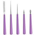 thumbnail image 5 of OUNONA 5-Piece Bead Reamer Set with Multi-Shape Files for Polishing, Enlarging, Smoothing Bead Holes and Jewelry Crafting, 5 of 8