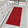 thumbnail image 3 of Ottomanson Hallway Runner Rug 2x9 Non-Slip Rug for Kitchen Bedroom Entryway, 1'10" x 9', Red, 3 of 14