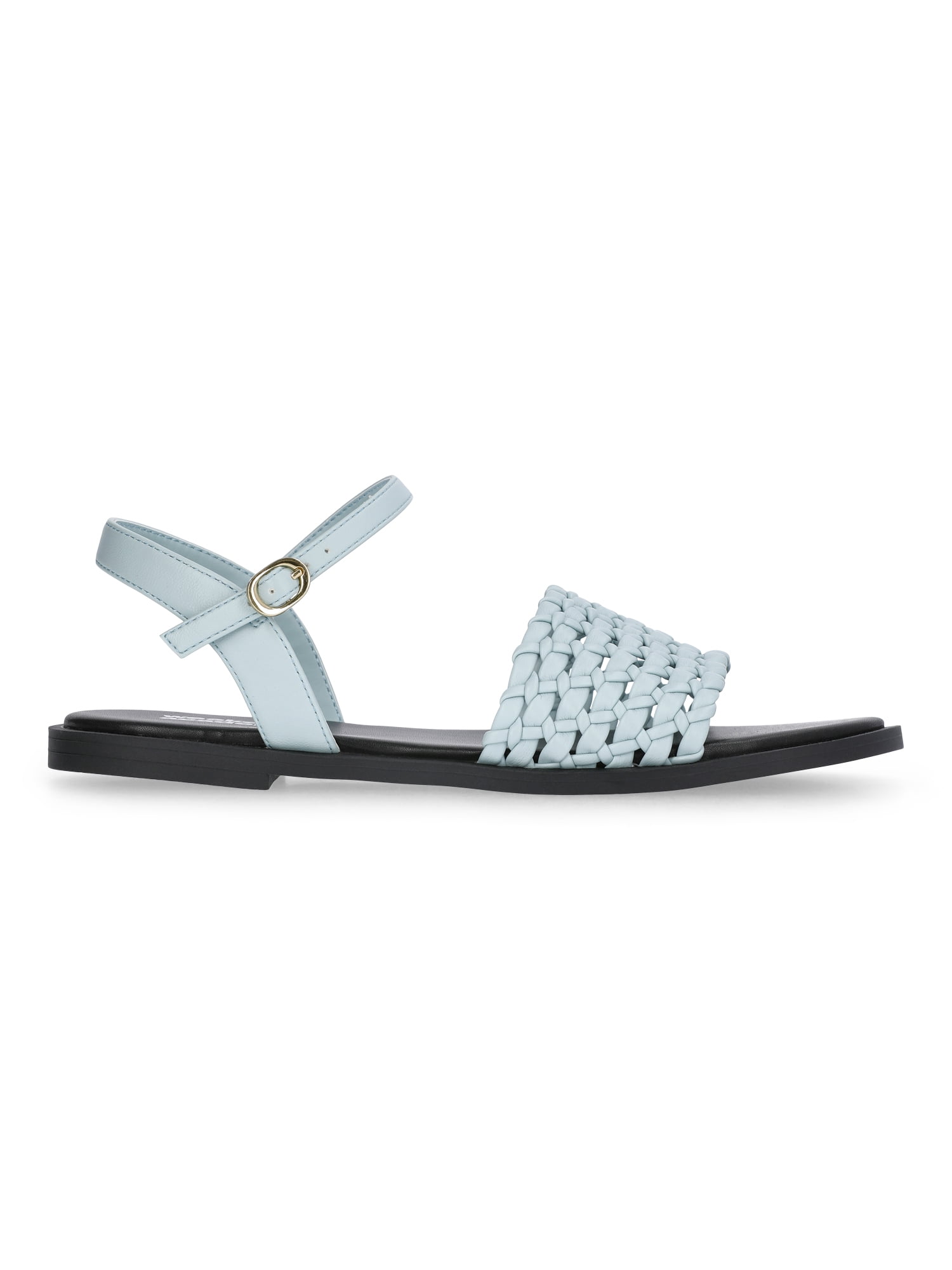 Weekend Academy Girls Faux Leather Woven Sandals