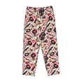 thumbnail image 4 of Daiia Guitar Skull rock Women's Sleep Pant with Pockets and Drawstring,Pajama Pants-X-Large, 4 of 9