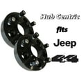 thumbnail image 1 of 2 Jeep Hub Centric Wheel Spacers Adapters 1.25" Thick 5x4.5" To 5x5 Conversion, 1 of 1