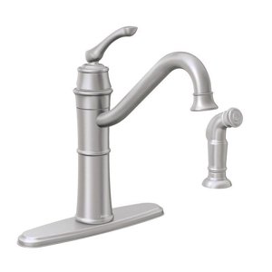 Moen Wetherly High-Arc Kitchen Faucet with Side Spray
