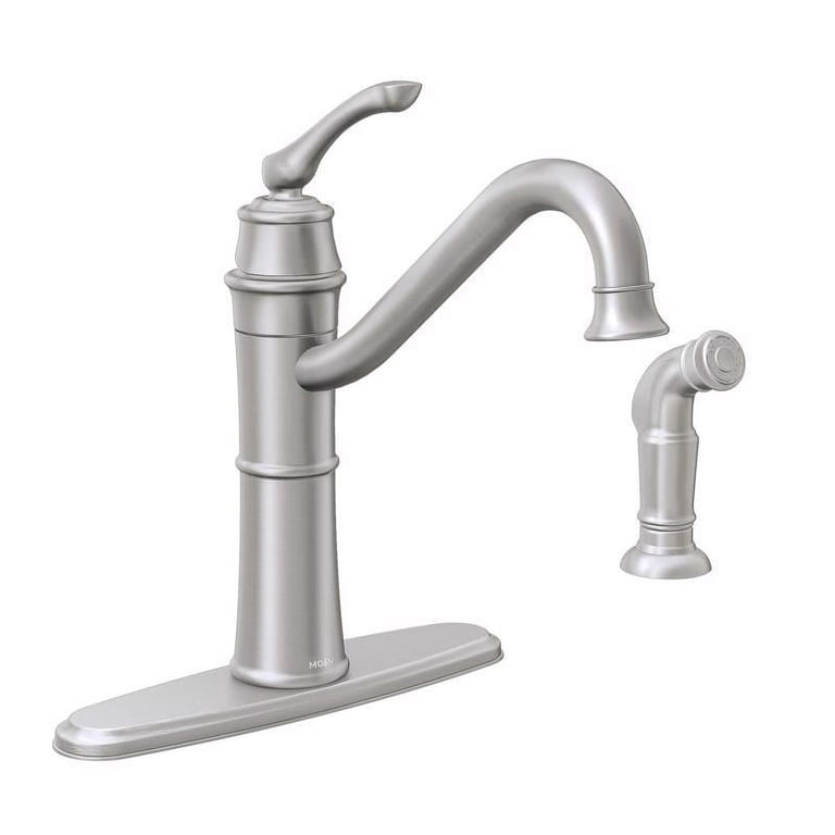 Moen Wetherly High-Arc Kitchen Faucet with Side Spray photo 1