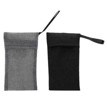 2 Pcs Bath Bag Soap Bags Mesh Exfoliating Bar Soap Pouch Soap Scrubber for Body Travel